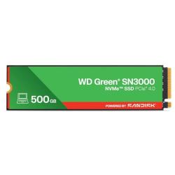 Wd green sn3000 ssd 500gb pcie gen4 nvme