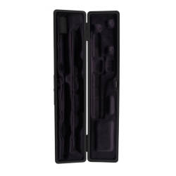Estuche flauta BAM 4019XL Hightech Slim Silver carbon