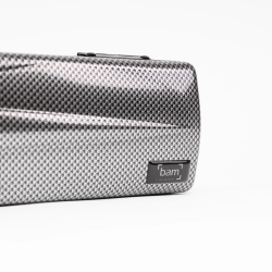 Estuche flauta BAM 4019XL Hightech Slim Silver carbon