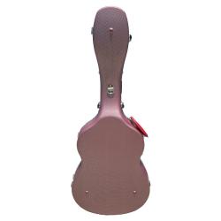 Estuche guitarra clásica ABS Rapsody Armonia Red Rojo