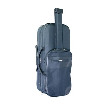 Estuche para 2 violines Rapsody Duo rectangular 4/4 negro 4/4