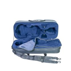 Estuche para 2 violines Rapsody Duo rectangular 4/4 negro 4/4