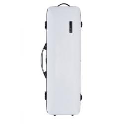 Estuche rectangular Violín BAM Ice Suprême Hightech ICE2018XLW 4/4 White/black Blanco/Negro