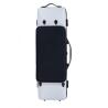 Estuche rectangular Violín BAM Ice Suprême Hightech ICE2018XLW 4/4 White/black Blanco/Negro