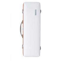 Estuche rectangular Violín BAM Ice Suprême Hightech ICE2018XLW 4/4 White/orange Blanco/Naranja