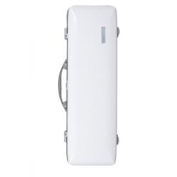 Estuche rectangular Violín BAM Ice Suprême Hightech ICE2018XLW 4/4 White/silver Blanco/Plata