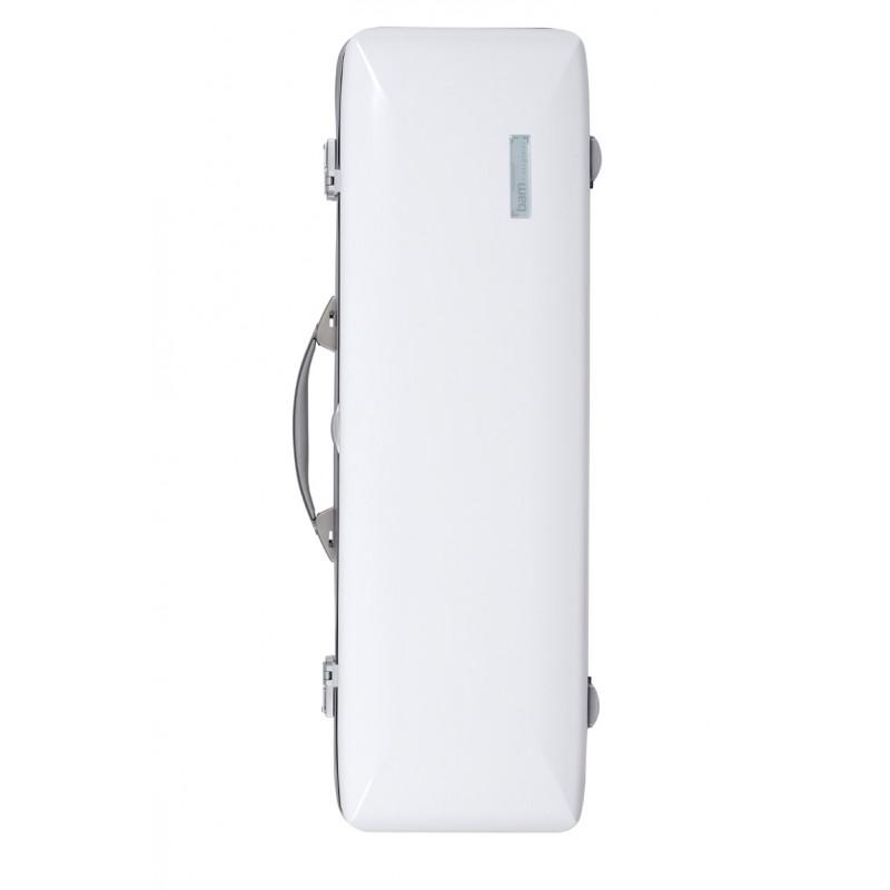 Estuche rectangular Violín BAM Ice Suprême Hightech ICE2018XLW 4/4 White/silver Blanco/Plata Estuche rectangular Violín BAM Ice Suprême Hightech ICE2018XLW 4/4 White/silver Blanco/Plata