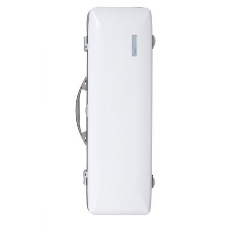 Estuche rectangular Violín BAM Ice Suprême Hightech ICE2018XLW 4/4 White/silver Blanco/Plata