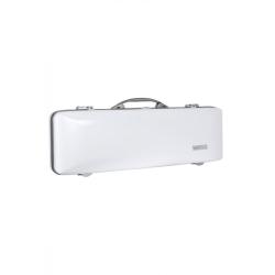 Estuche rectangular Violín BAM Ice Suprême Hightech ICE2018XLW 4/4 White/silver Blanco/Plata