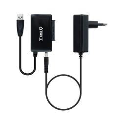 Tooq adaptador usb 3.0 para discos 2,5"/3,5"