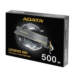 Adata ssd legend 860 500gb pcie gen4x4 5000 mb-s