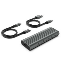 Ewent carcasa pcie ssd/usb-c 3.2 gen2 m.2 nvme