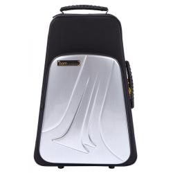 Estuche trompeta doble Bam Nuevo Trekking TREK3024S Brushed aluminum Aluminio cepillado
