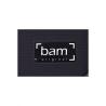 Estuche viola Bam 2040B Artisto rectangular 15"" 15"" 3/4 (40 CM) Black Negro