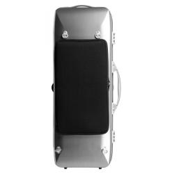 Estuche viola Bam La Défense Hightech Oblong DEF5301XL Brushed aluminum Aluminio cepillado