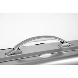 Estuche viola Bam La Défense Hightech Oblong DEF5301XL Brushed aluminum Aluminio cepillado