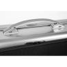 Estuche viola Bam La Défense Hightech Oblong DEF5301XL Brushed aluminum Aluminio cepillado