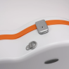 Estuche viola Bam SUP2200XL Ice Suprême Hightech forma White/orange Blanco/Naranja