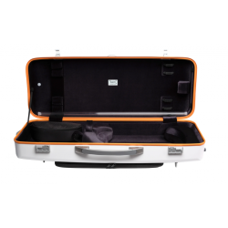 Estuche viola Bam SUP5301XLWN Ice Suprême Hightech rectangular White/orange Blanco/Naranja