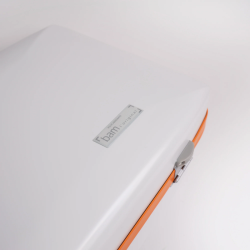 Estuche viola Bam SUP5301XLWN Ice Suprême Hightech rectangular White/orange Blanco/Naranja
