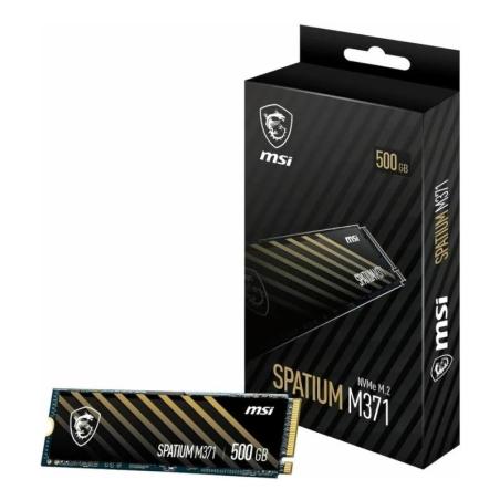 Msi ssd spatium m371 500gb pcie 3.0 nvme 2200 mb-s