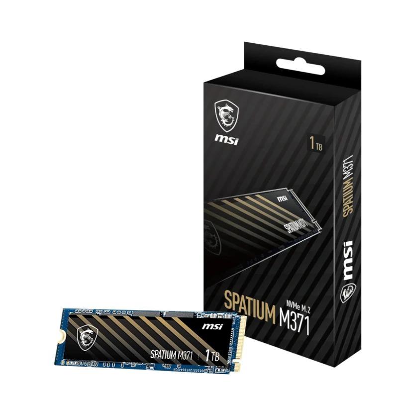 Msi ssd spatium m371 1tb pcie 3.0 nvme 2350 mb-s