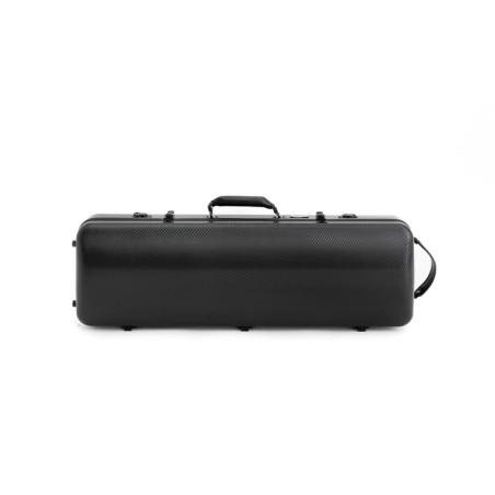 Estuche violín Artist Dynamic policarbonato rectangular con bolsa partituras 4/4 Black Negro