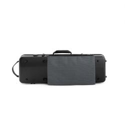Estuche violín Artist Dynamic policarbonato rectangular con bolsa partituras 4/4 Black Negro