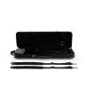 Estuche violín Artist Dynamic policarbonato rectangular con bolsa partituras 4/4 Black Negro