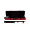 Estuche violín Artist Dynamic policarbonato rectangular con bolsa partituras 4/4 Red Rojo