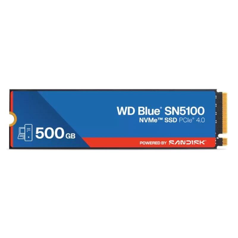 Wd blue sn5100 ssd 500gb nvme gen4 6600mb-s