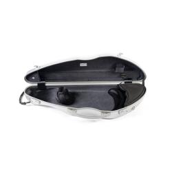 Estuche violín Bam DEF2000XL La Défense Hightech 4/4 Brushed aluminum Aluminio cepillado