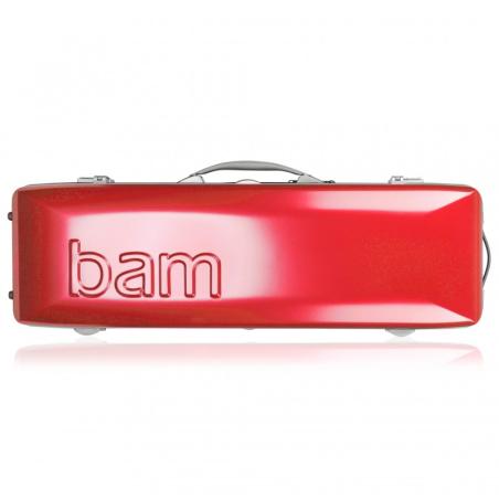 Estuche violín Bam Graffiti Rectangular Hightech GRAF2018XL Raspberry/silver red Rojo frambuesa/plata