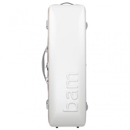 Estuche violín Bam Graffiti Rectangular Hightech GRAF2018XL White/orange Blanco/Naranja