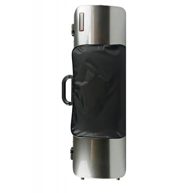 Estuche violín Bam Hightech 2011XL con bolsa 4/4 Silver carbon