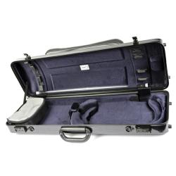 Estuche violín Bam Hightech 2011XL con bolsa 4/4 Silver carbon