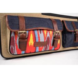 Estuche violín Bam Ikat Nashville rectangular gris/beige IKAT2001SCA 4/4