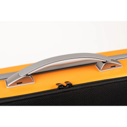 Estuche violín Bam La Défense Hightech rectangular DEF2018XLA 4/4 Orange Naranja