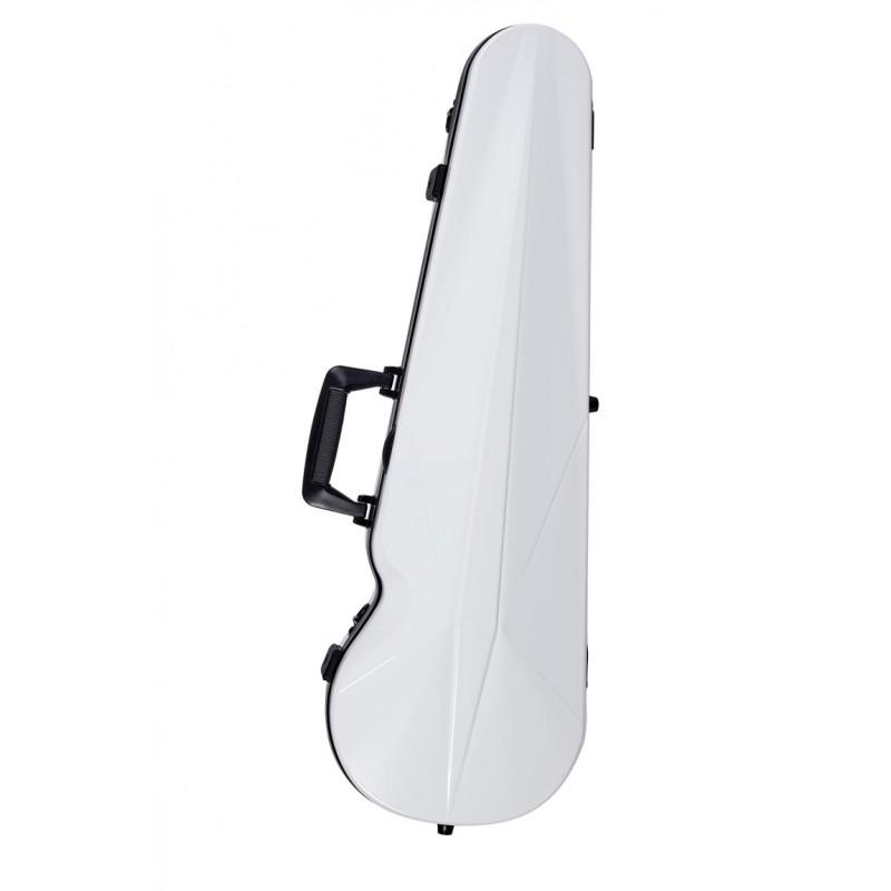 Estuche violín Bam SUP2002XL Ice Suprême Hightech forma 4/4 White/black Blanco/Negro