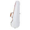 Estuche violín Bam SUP2002XL Ice Suprême Hightech forma 4/4 White/orange Blanco/Naranja