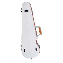 Estuche violín Bam SUP2002XL Ice Suprême Hightech forma 4/4 White/orange Blanco/Naranja