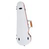 Estuche violín Bam SUP2002XL Ice Suprême Hightech forma 4/4 White/orange Blanco/Naranja