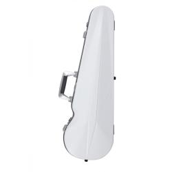 Estuche violín Bam SUP2002XL Ice Suprême Hightech forma 4/4 White/silver Blanco/Plata