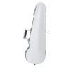Estuche violín Bam SUP2002XL Ice Suprême Hightech forma 4/4 White/silver Blanco/Plata