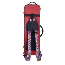 Estuche violín Bam YO2003S Youngster rectangular 3/4-1/2 3/4 Red Rojo