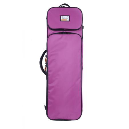 Estuche violín Bam YO2003S Youngster rectangular 3/4-1/2 3/4 Dark pink Rosa oscuro