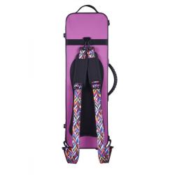 Estuche violín Bam YO2003S Youngster rectangular 3/4-1/2 3/4 Dark pink Rosa oscuro