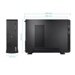 Tooq caja micro atx/itx tqc-3006du3c 500w usb3.0