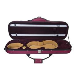Estuche violín Rapsody Elegance Rectangular 4/4 4/4 Burgundy Burdeos