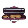 Estuche violín Rapsody Elegance Rectangular 4/4 4/4 Burgundy Burdeos